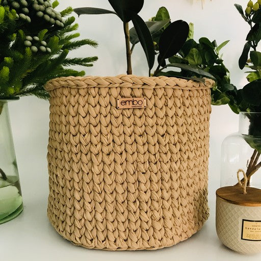 Large Crochet Planter